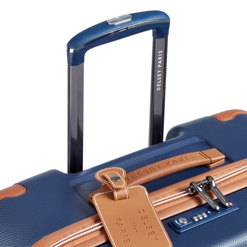 Delsey Paris Chatelet Air 2.0 Checked-large 28 Inch Hardside Luggage With Spinner Wheels In Navy Blue