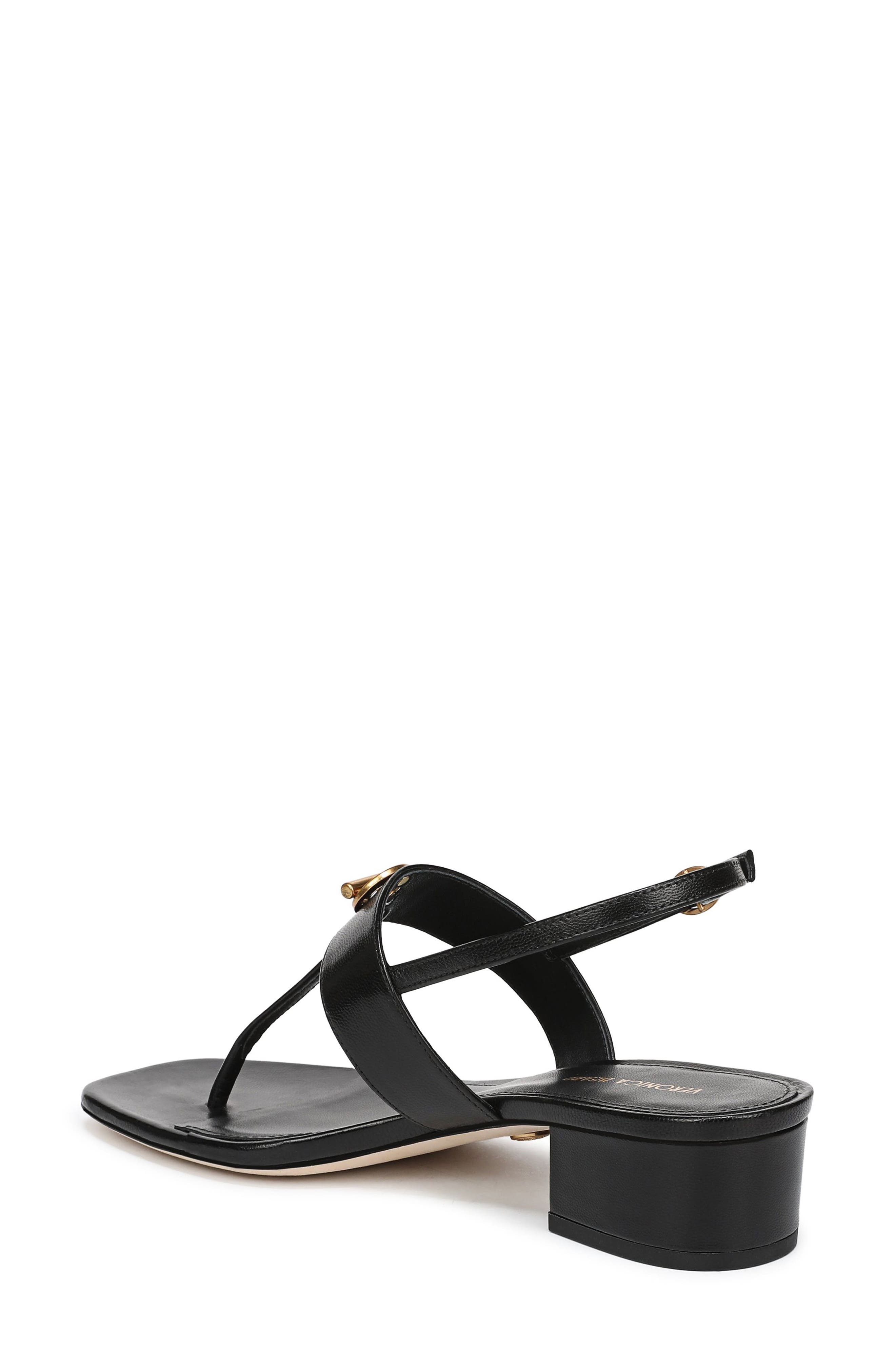 Veronica Beard Andie Slingback Sandal, Alternate, color, Black