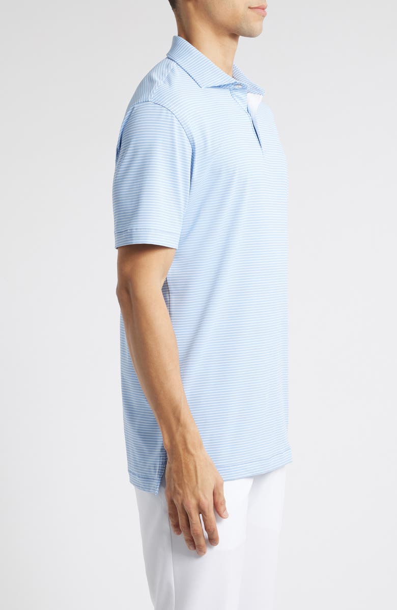 Peter Millar Crown Crafted Ballad Stripe Performance Polo, Alternate, color, Angelite