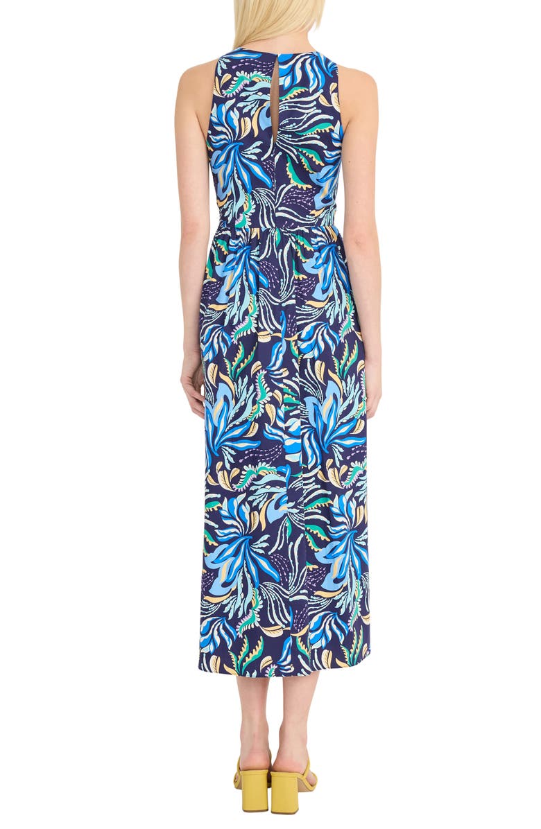Donna Morgan Sleeveless Fit & Flare Maxi Dress, Alternate, color, Navy/ Blue