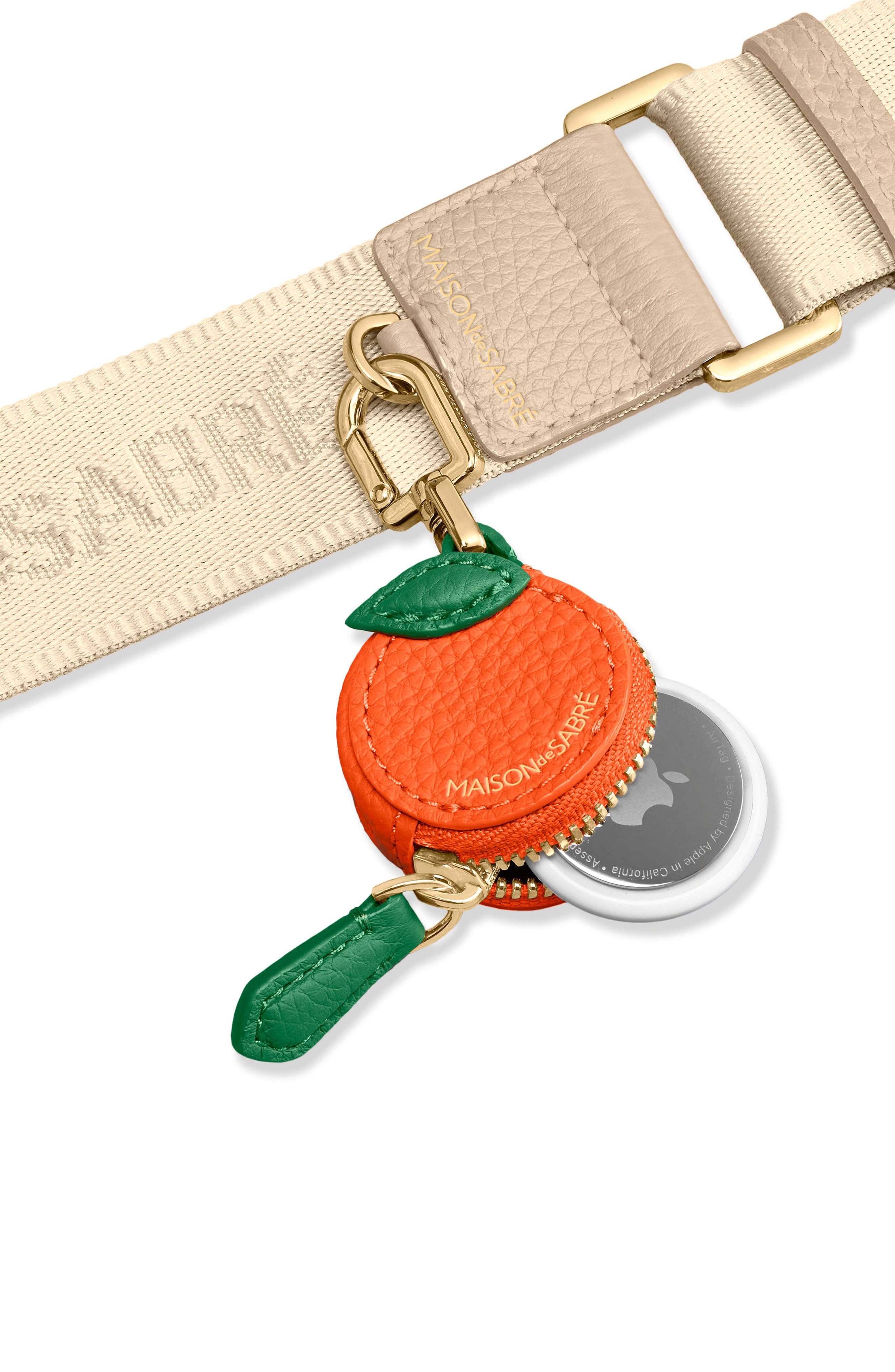 The SABREMOJI Fruit Charm, Alternate, color, Orange