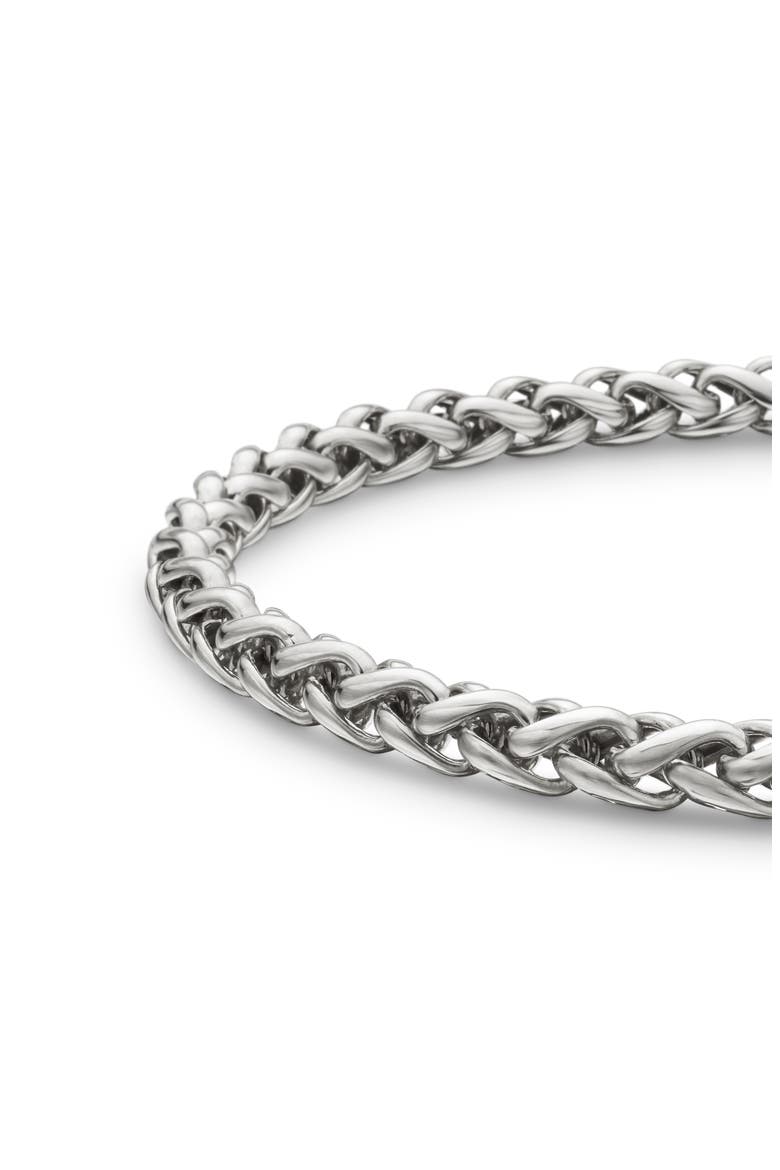 Wheat Chain Bracelet in Sterling Silver, 4mm, Alternate, color, SILVER