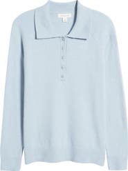 Treasure 
Bond Cotton Blend Polo Sweater
