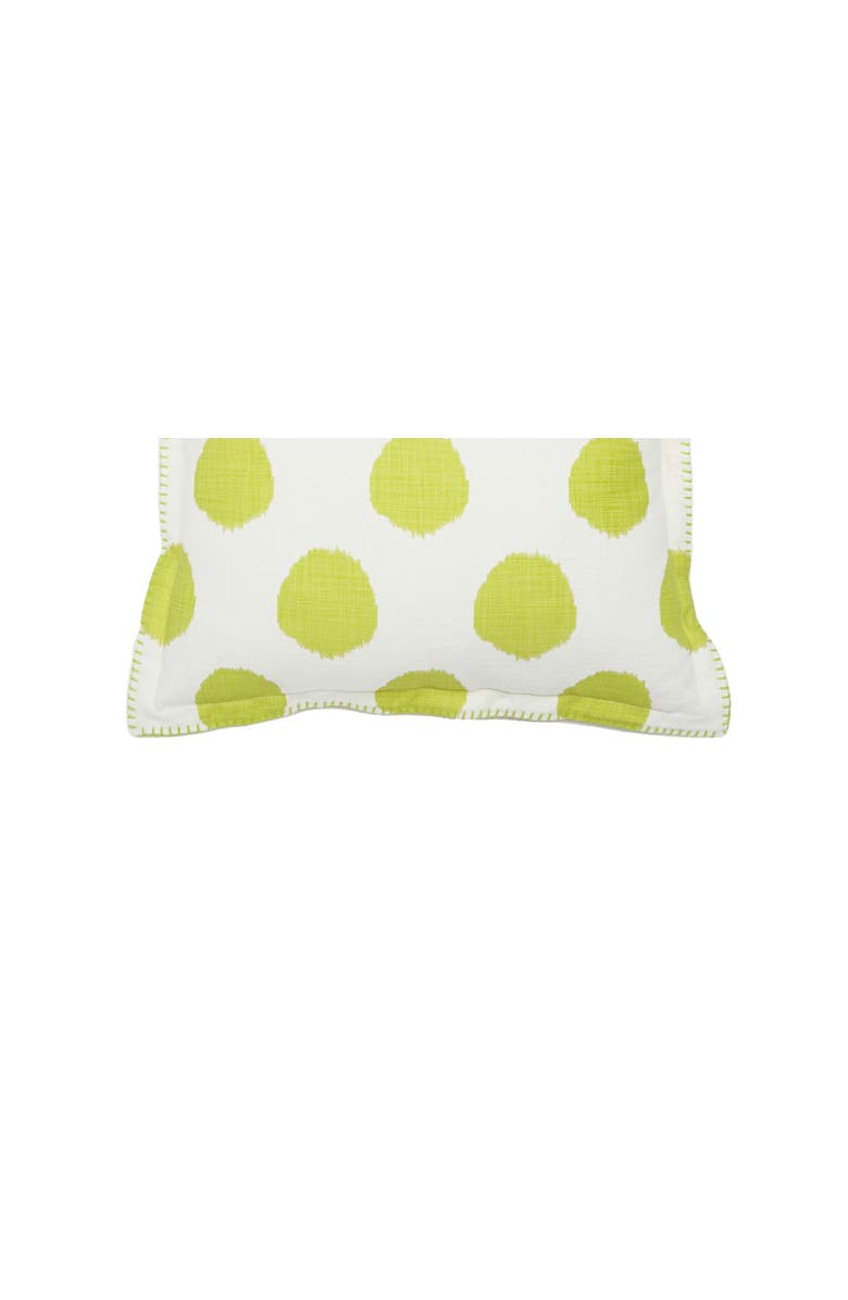 carol & frank Citron Dot Printed Accent Throw Pillow, Alternate, color, Green