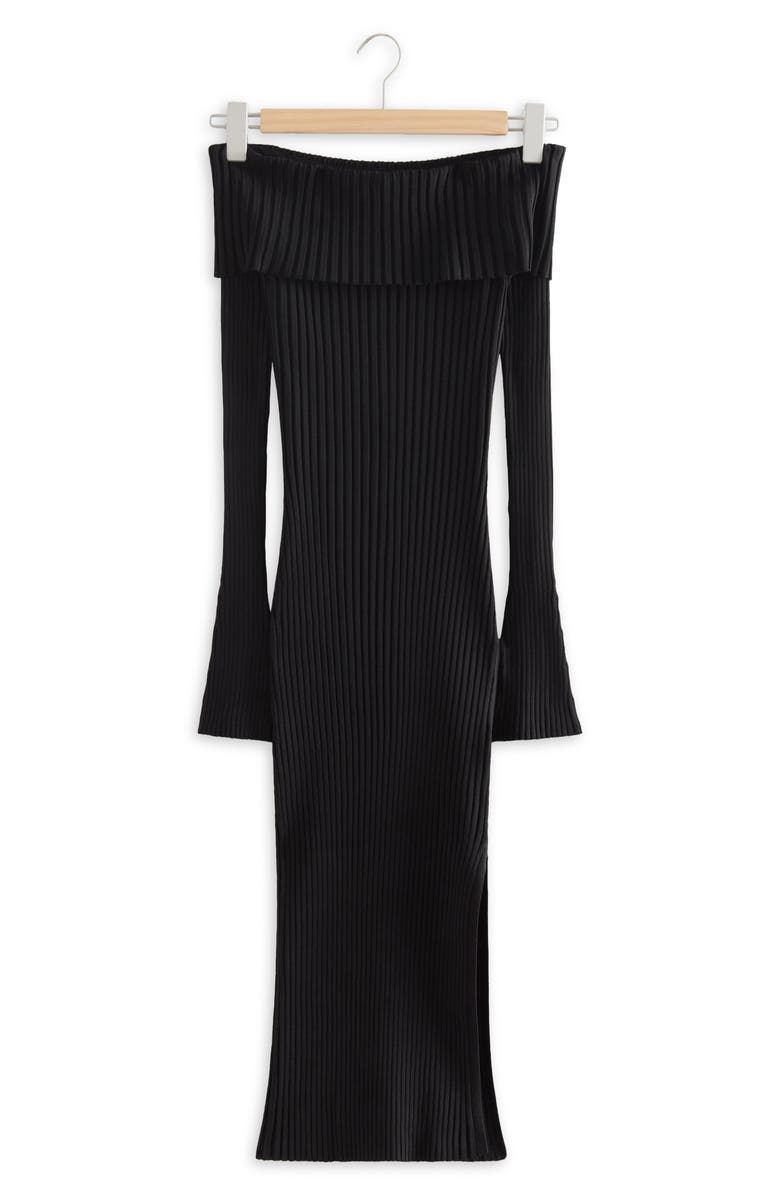 & Other Stories Off the Shoulder Midi Sweater Dress, Alternate, color,