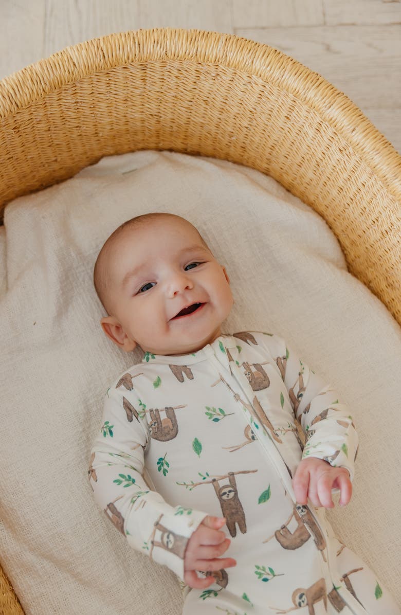 Copper Pearl Noah Convertible Zip-Up Footie, Alternate, color, Noah