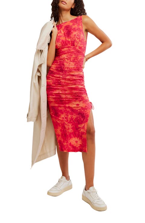 Take Me Away Mesh Midi Dress