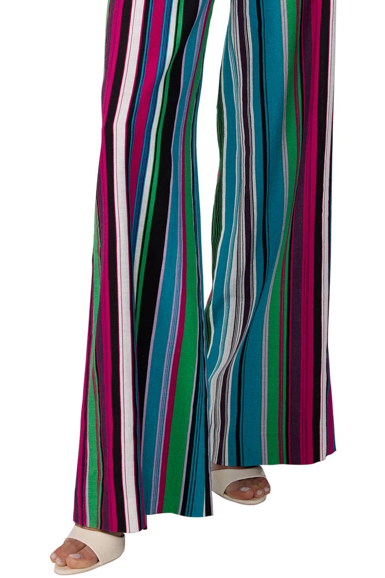 Alexander Stripe Pants, Alternate, color, TROPEZ STRIPE BIG GOSSIP PINK