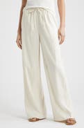 Nordstrom Linen Blend Drawstring Pants
