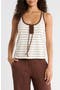 selected Chocolate/ White Stripe