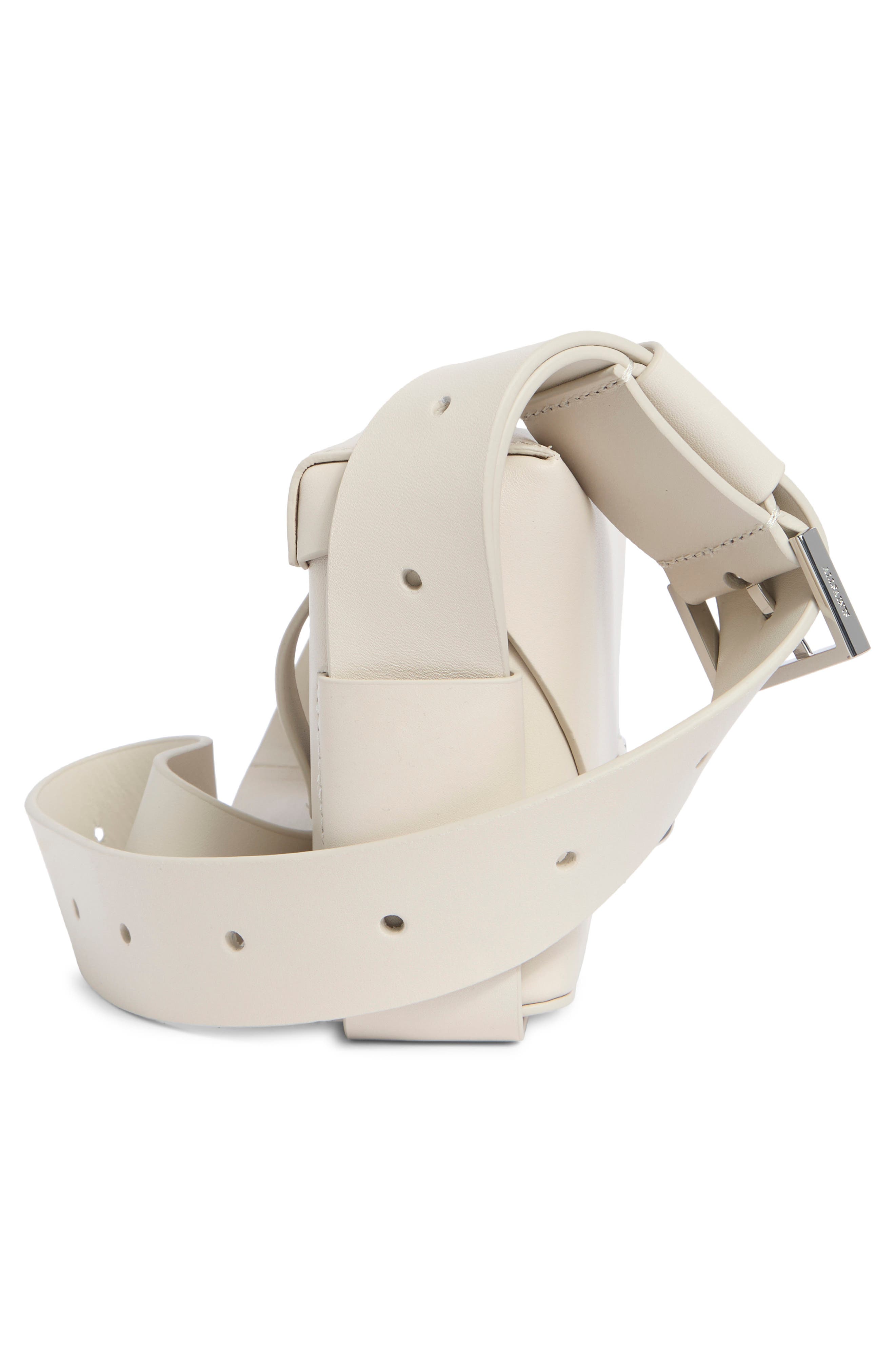 Frankie Leather Crossbody Bag, Alternate, color, PAMPAS WHITE