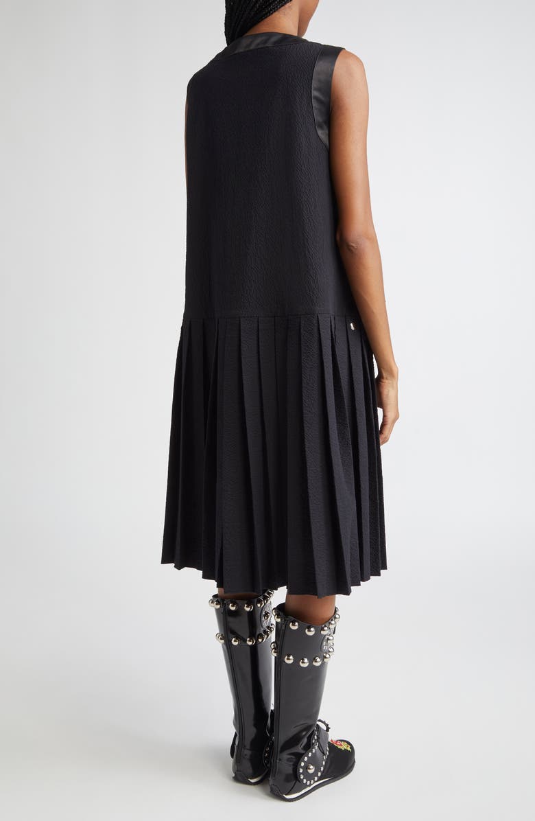 Chopova Lowena Cassidy Studded Seersucker Dress, Alternate, color, 