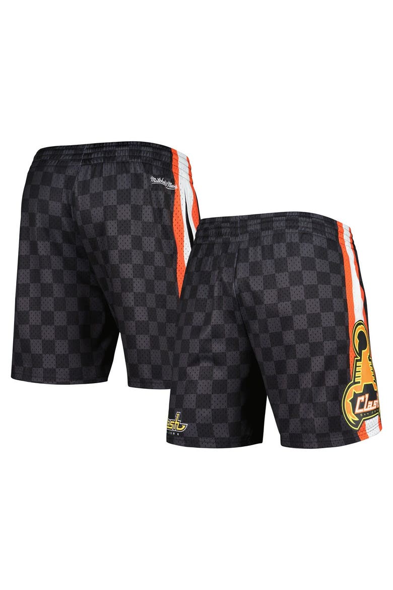 Men's Mitchell & Ness Black San Jose Earthquakes City Mesh Shorts, Main, color, Black
