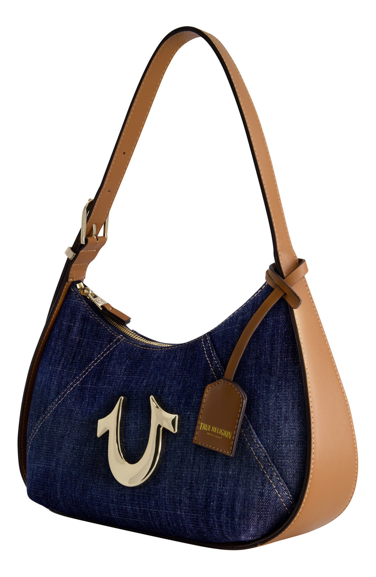 True Religion Brand Jeans Horseshoe Shoulder Bag, Alternate, color, 