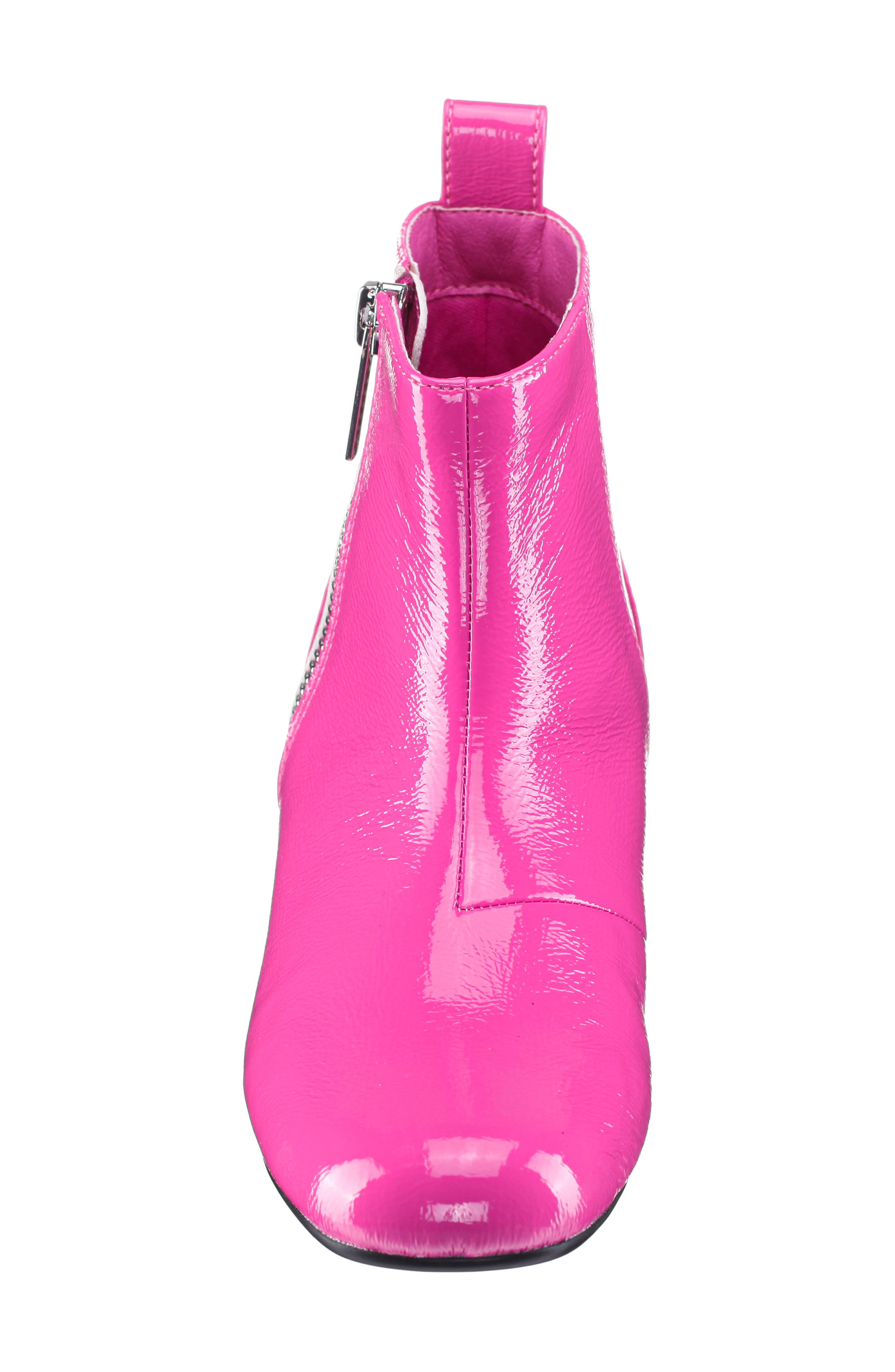 Kids' Heath Bootie, Alternate, color, PINK CRINKLE PATENT