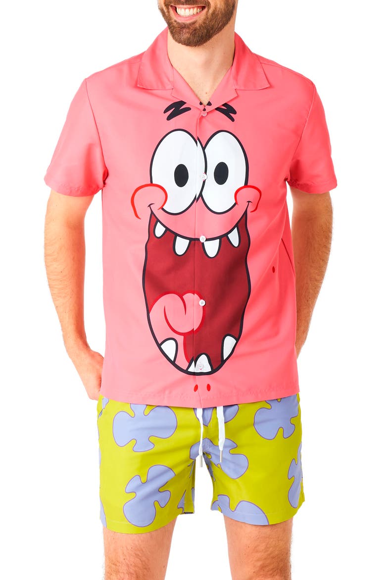 Patrick Camp Shirt & Shorts Set, Main, color, MISCELLANEOUS