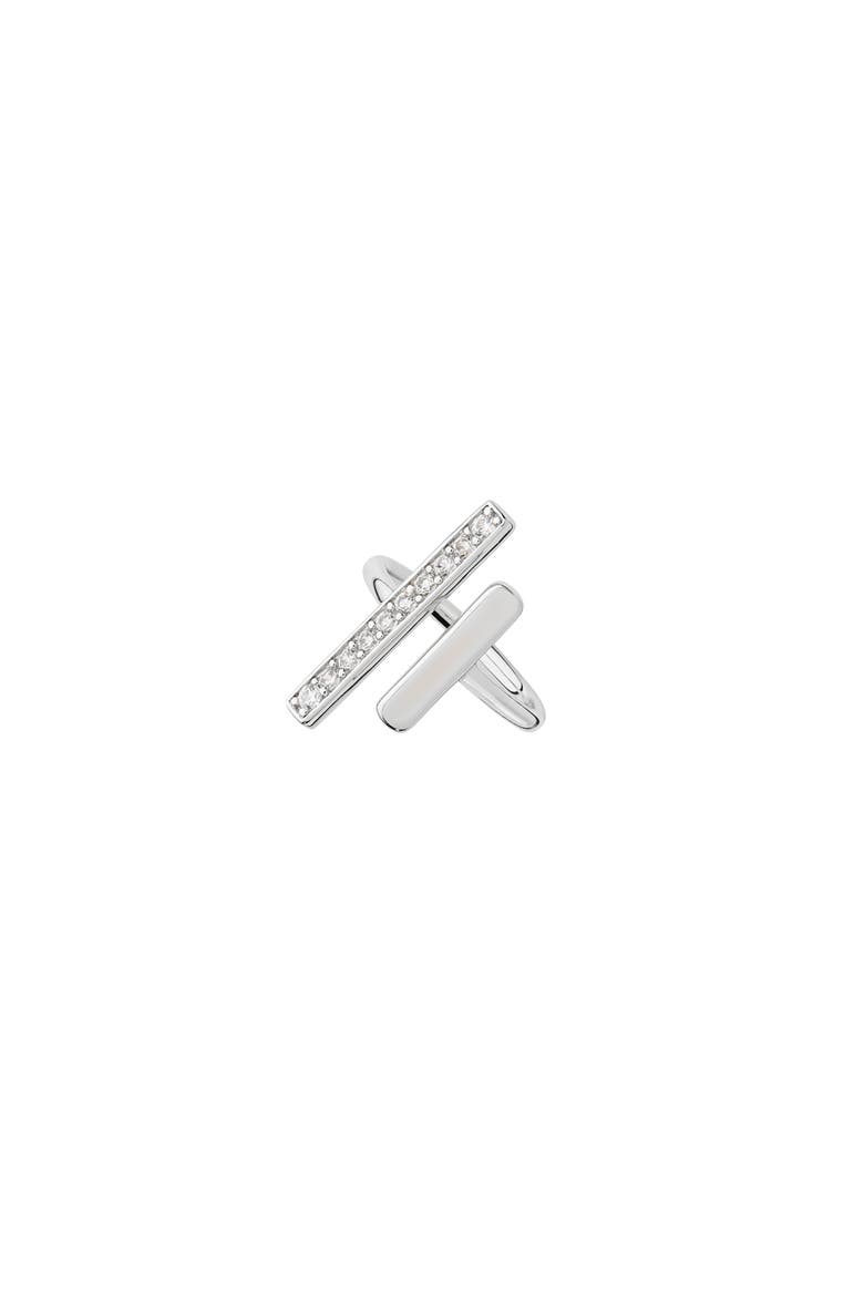 Double Key Ring, Main, color, Sterling Silver