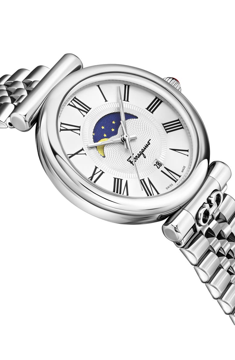 FERRAGAMO Classic Bracelet Watch, 36mm, Alternate, color, Stainless Steel