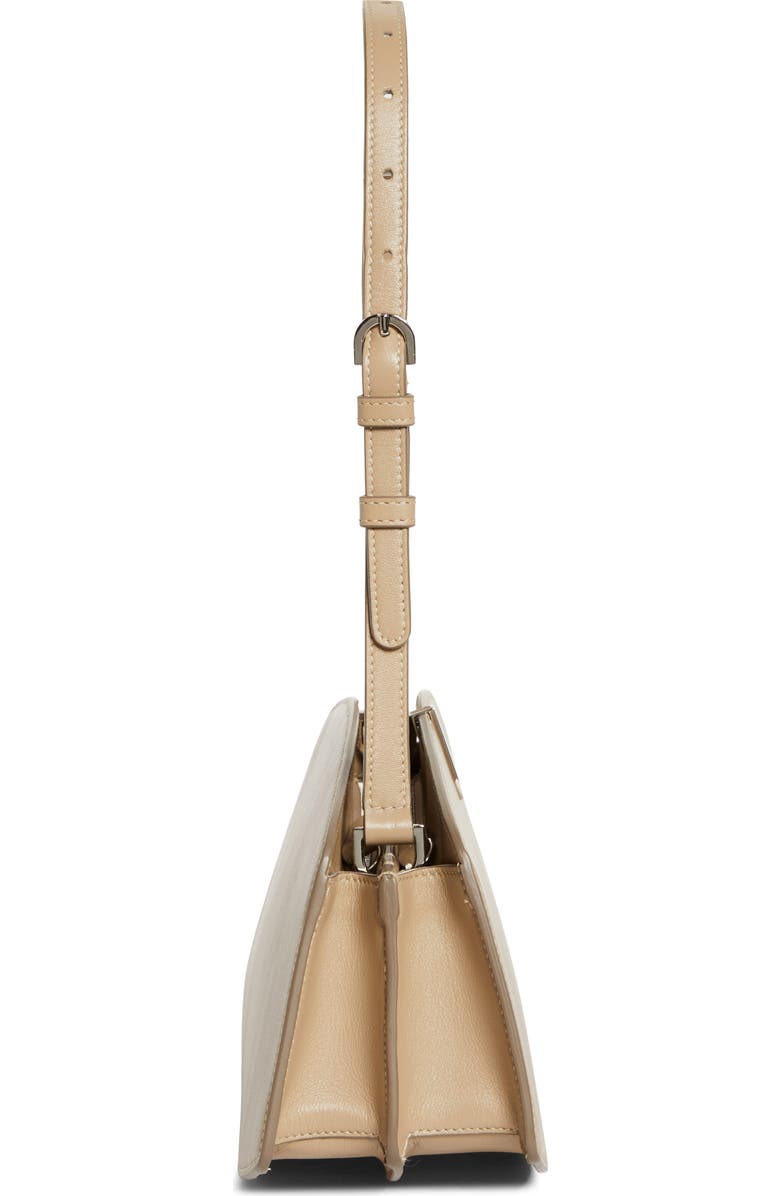 SAVETTE The Florence Leather Shoulder Bag, Alternate, color, Clay