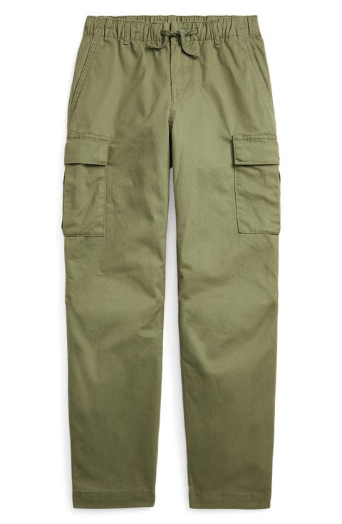 Kids' Slim Fit Stretch Twill Cargo Pants (Big Kid)