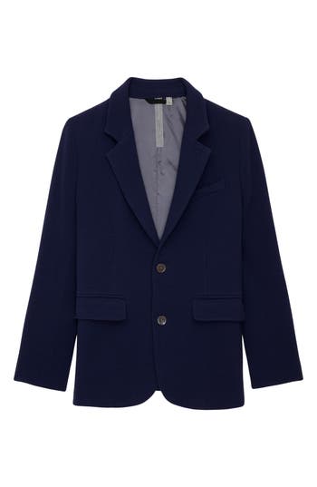Alex Mill X Becky Malinsky Notch Lapel Wool Blazer In Blue