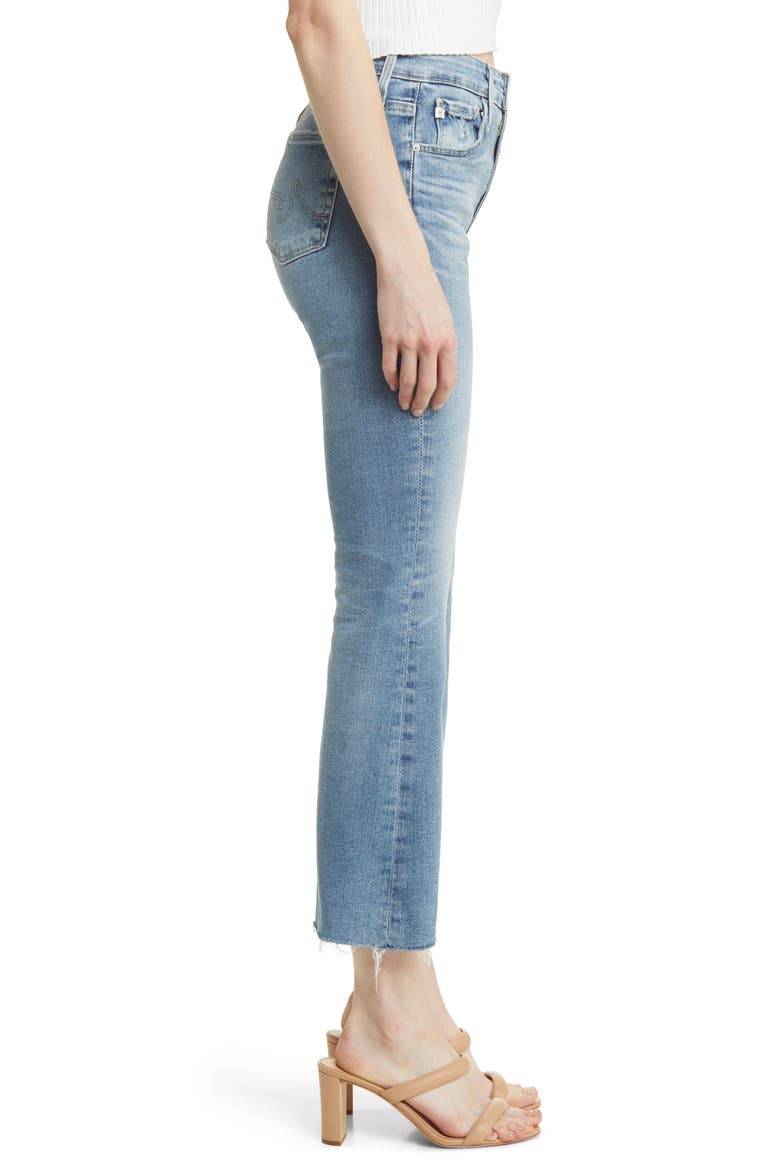 Farrah High Waist Crop Bootcut Jeans, Alternate, color, IMPACT