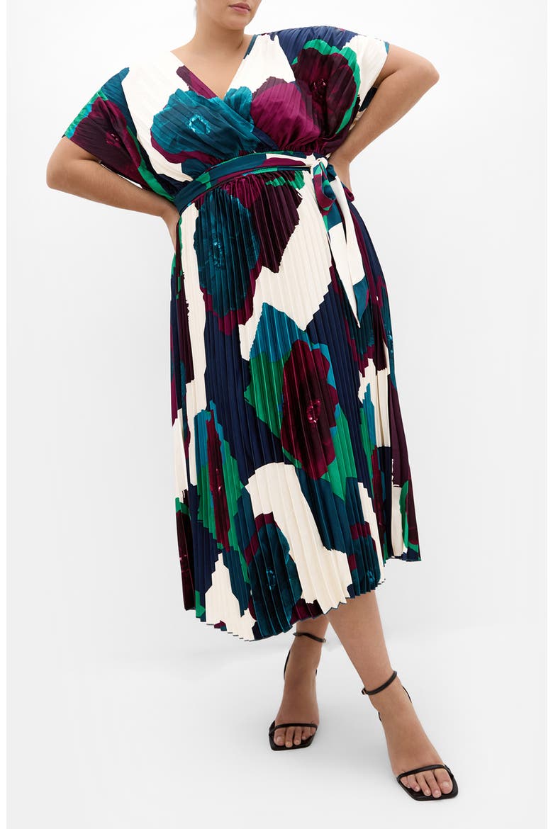 Hailey Abstract Print Maxi Dress, Main, color, ABSTRACT FLORAL