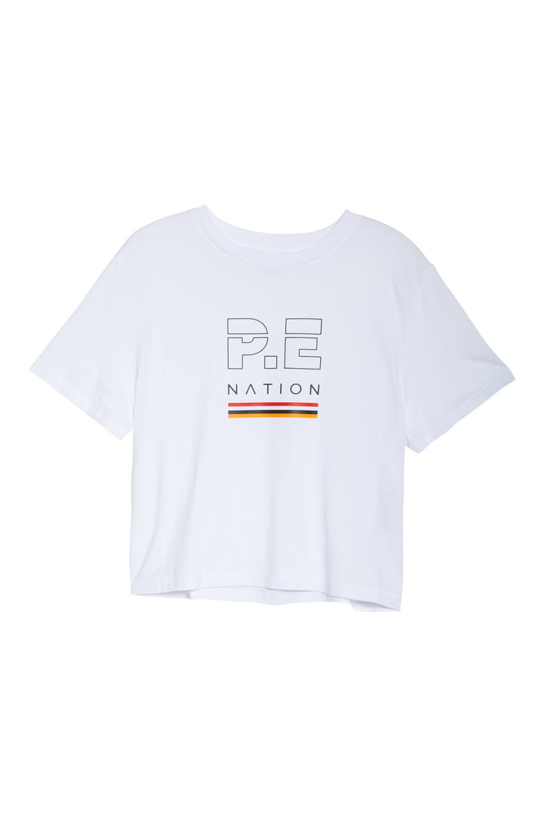 Ignition Cropped Tee, Alternate, color, WHITE