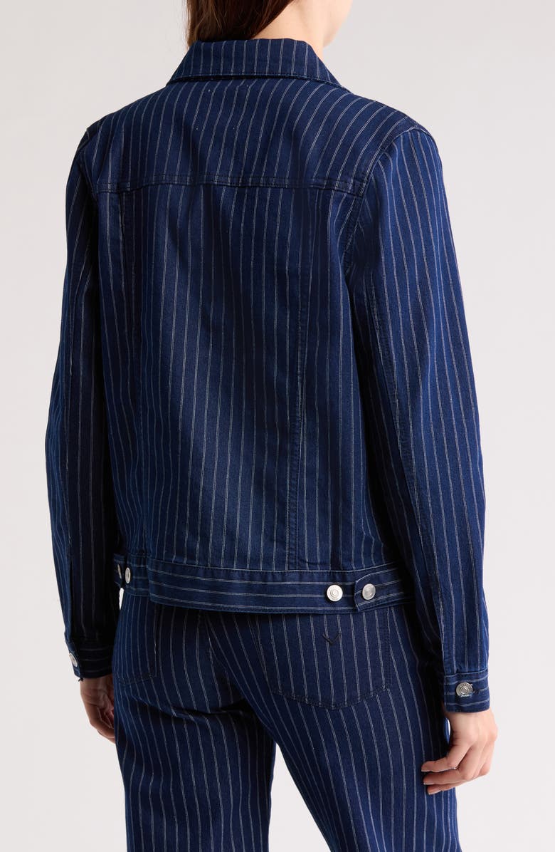 Hudson Jeans Relaxed Pinstripe Jacket, Alternate, color,
