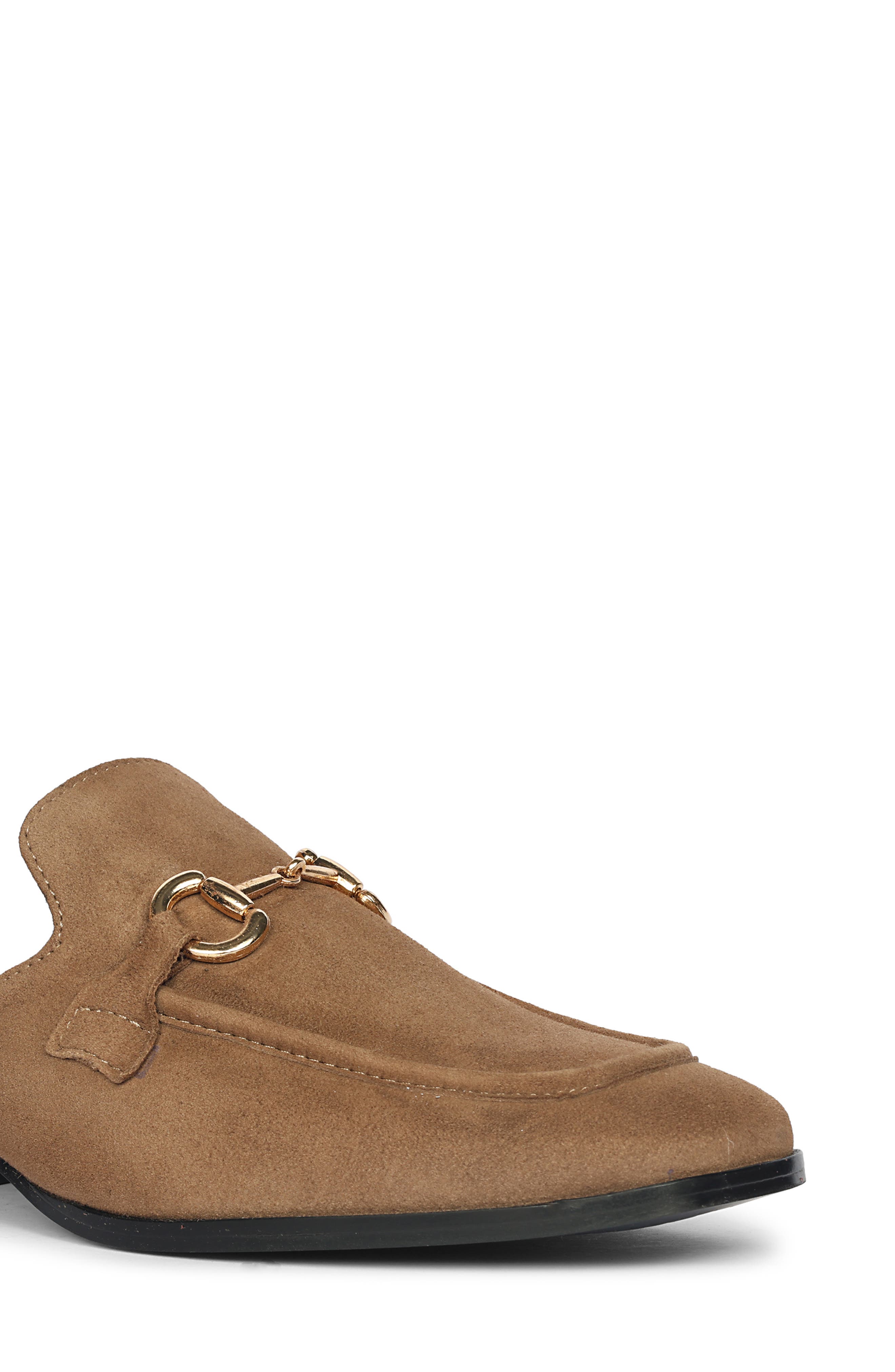 SAINT G Savannah Mule, Alternate, color, Dark Taupe