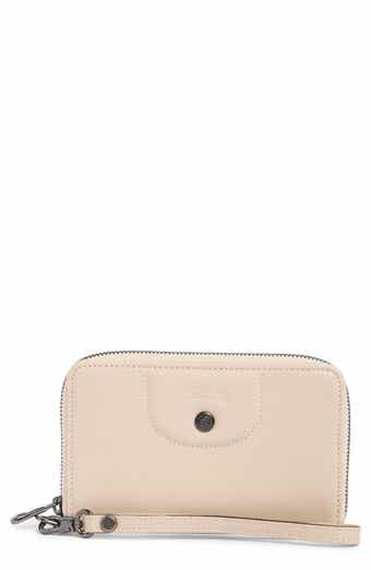 Longchamp Le Pilage Cuir Zip Wristlet Wallet