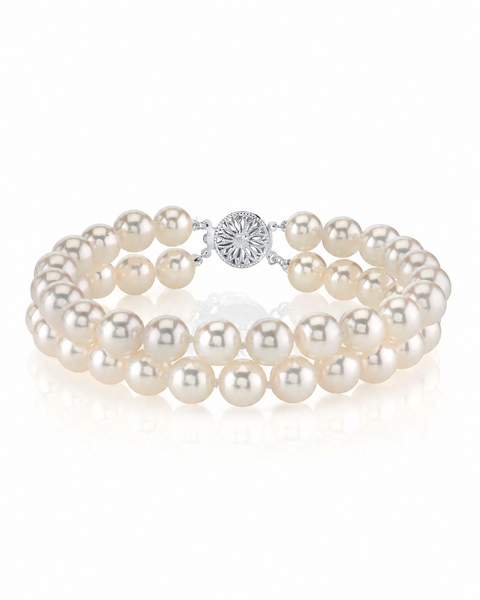Japanese Akoya Double Pearl Bracelet
