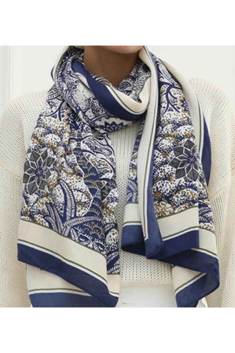 The Kate Scarf, Alternate, color, Blue