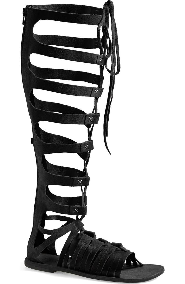 Free People 'Cypress' Suede Leather Sandal, Main, color,