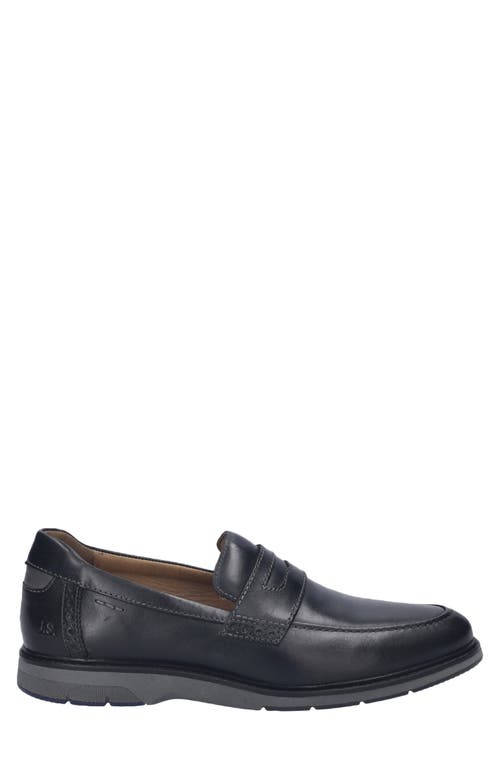 Josef Seibel Stuart 06 Penny Loafer In Black