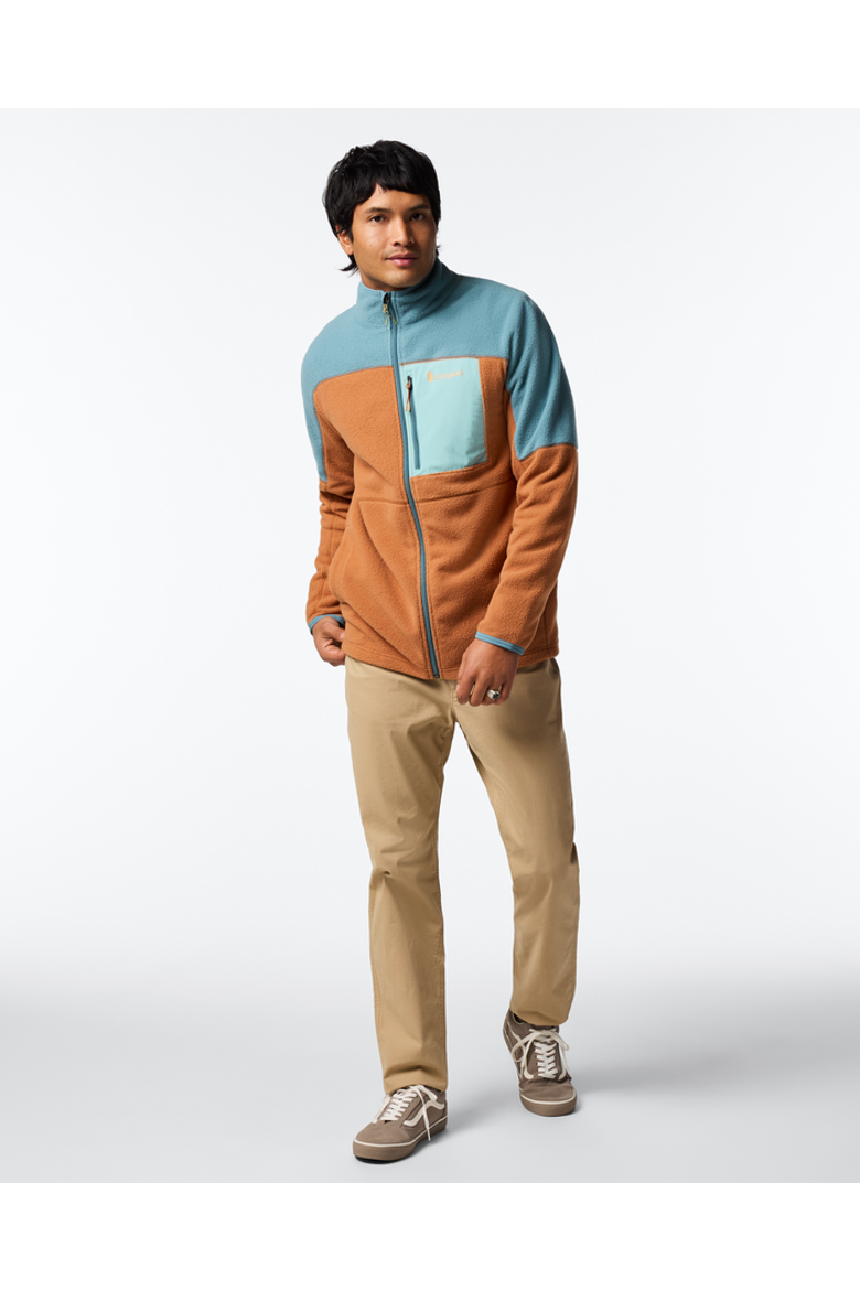 Abrazo Fleece Full-Zip Jacket - Men's, Alternate, color, Everglade and Whiskey
