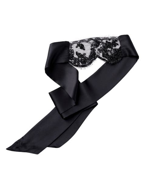 Lace Beaded Blindfold
