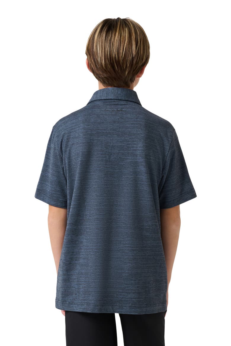 Kids' Y The Heater Polo, Alternate, color, VINTAGE INDIGO/ BLACK