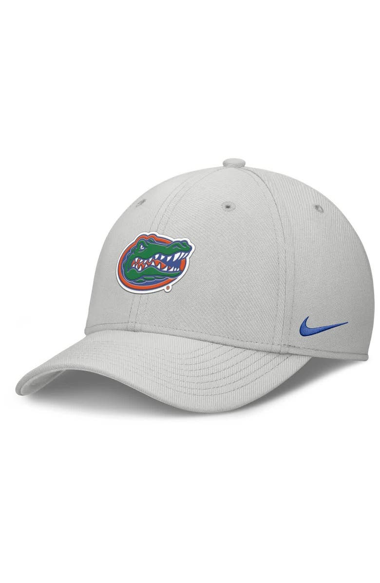 Nike Men's Nike  Gray Florida Gators Rise Practice Performance Adjustable Hat, Main, color, 