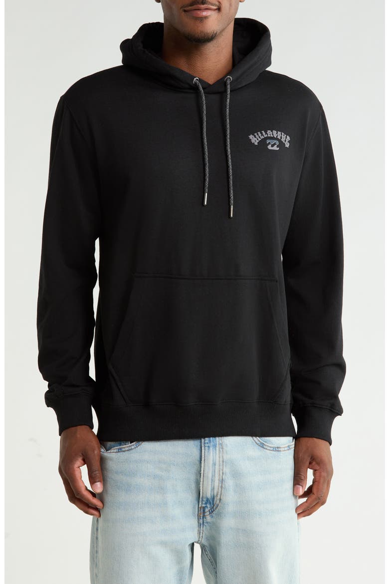 Shred Graphic Hoodie, Main, color, BLACK BEAUTY