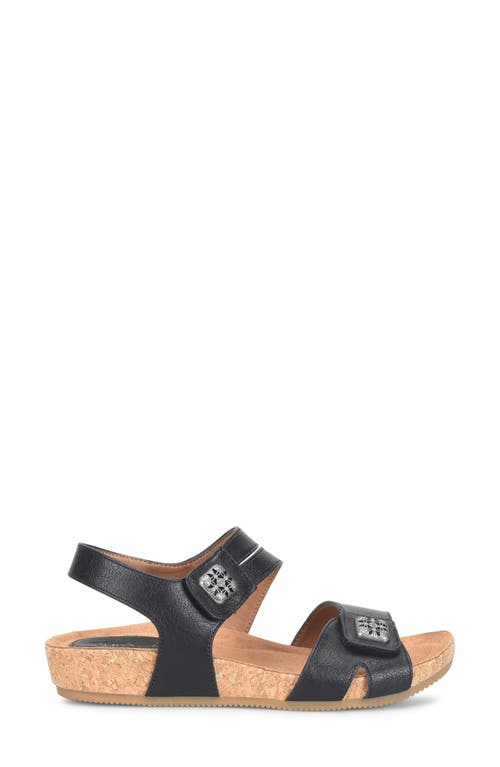Eurosoft Gallantin Wedge Sandal In Black