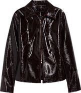 Stand Studio Filipa Glossed Zip Jacket