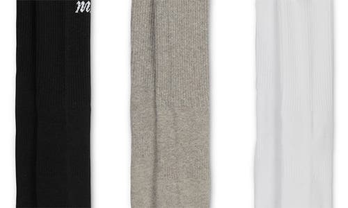 Nike Assorted 3-pack Dri-fit Everyday Plus Cushioned Crew Socks In Multi