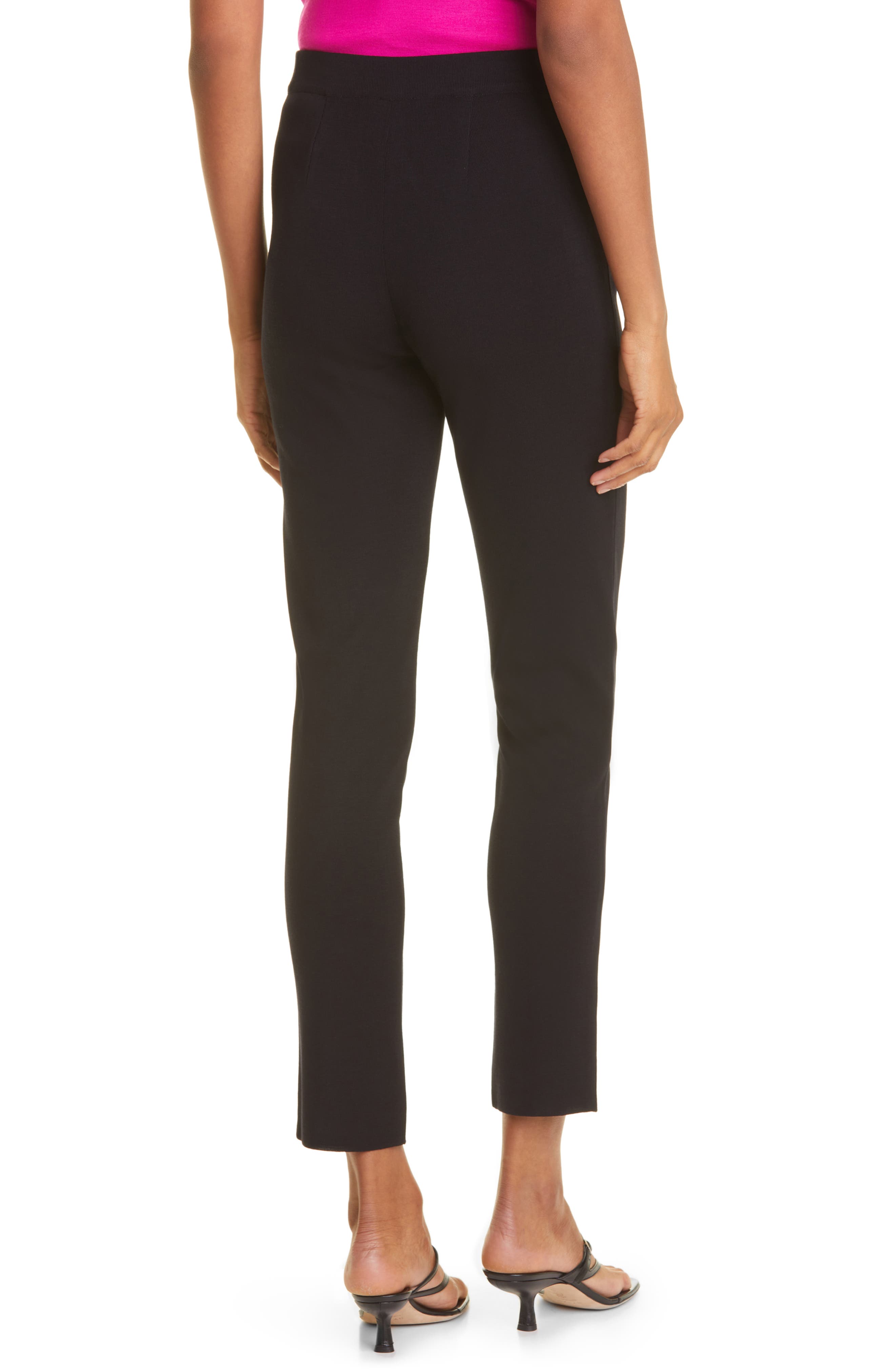 Slim Leg Knit Pants - image 2