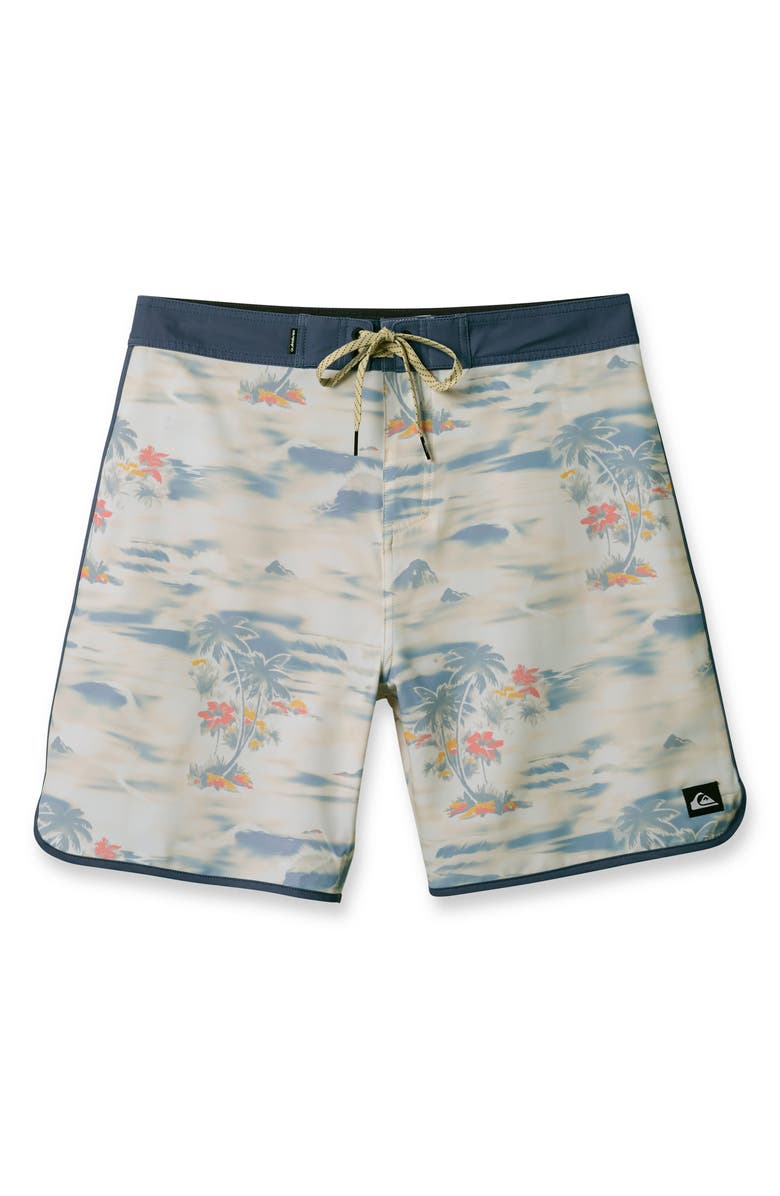 Quiksilver Surfsilk Tropical Board Shorts, Alternate, color, Moonstruck