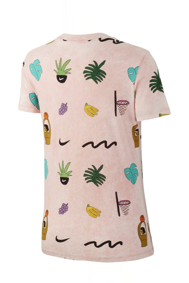 Sportswear Artist Graphic Tee, Alternate, color, PINK QUARTZ