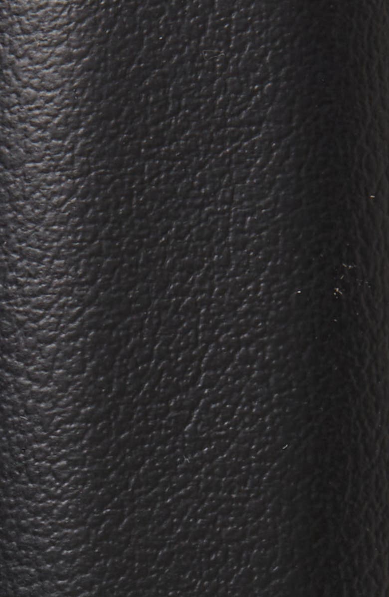 Moschino Logo Skinny Leather Belt, Alternate, color,