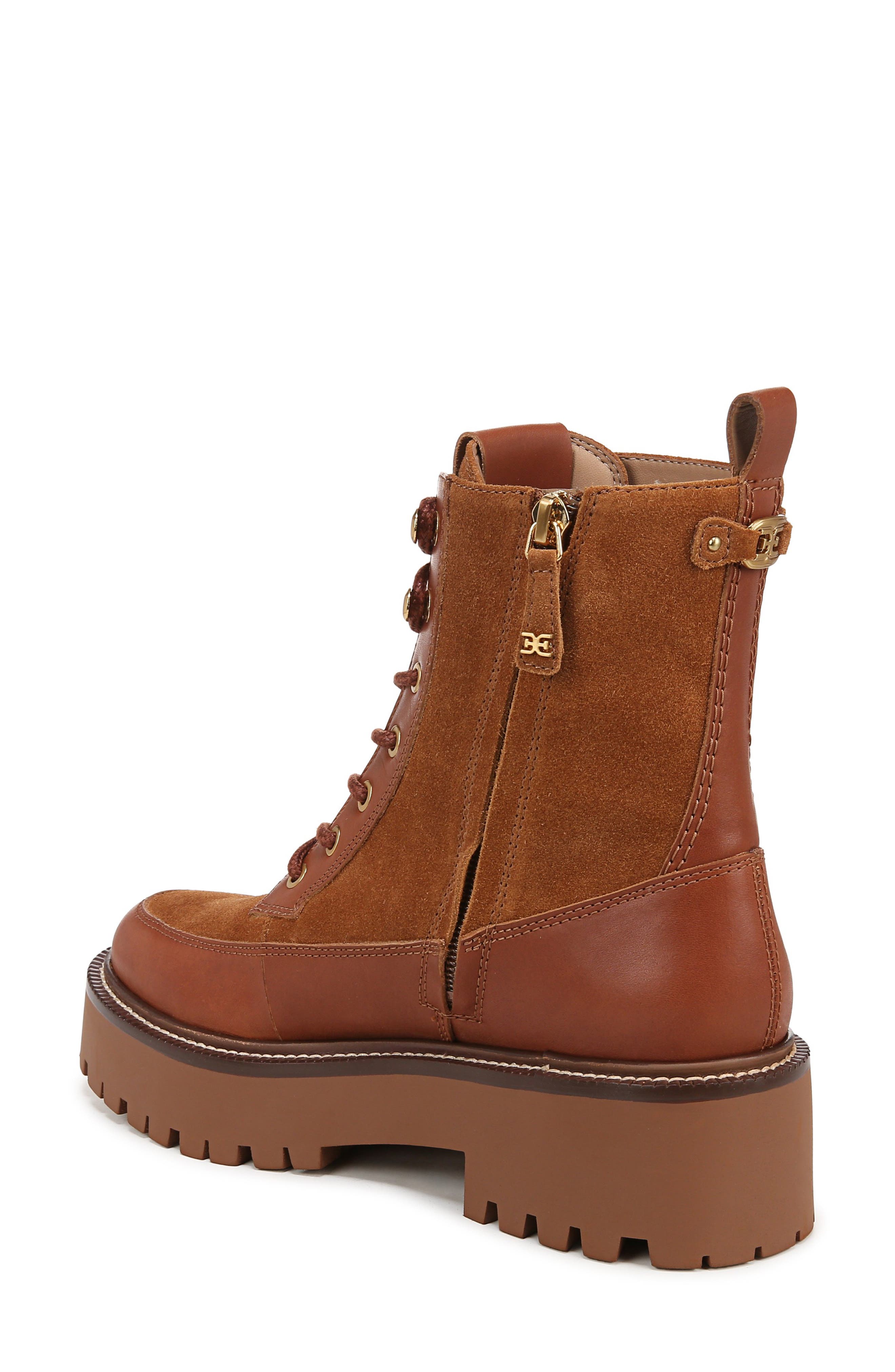 Sam Edelman Elliot Lug Sole Bootie, Alternate, color, Frontier Brown/ Rich Cognac