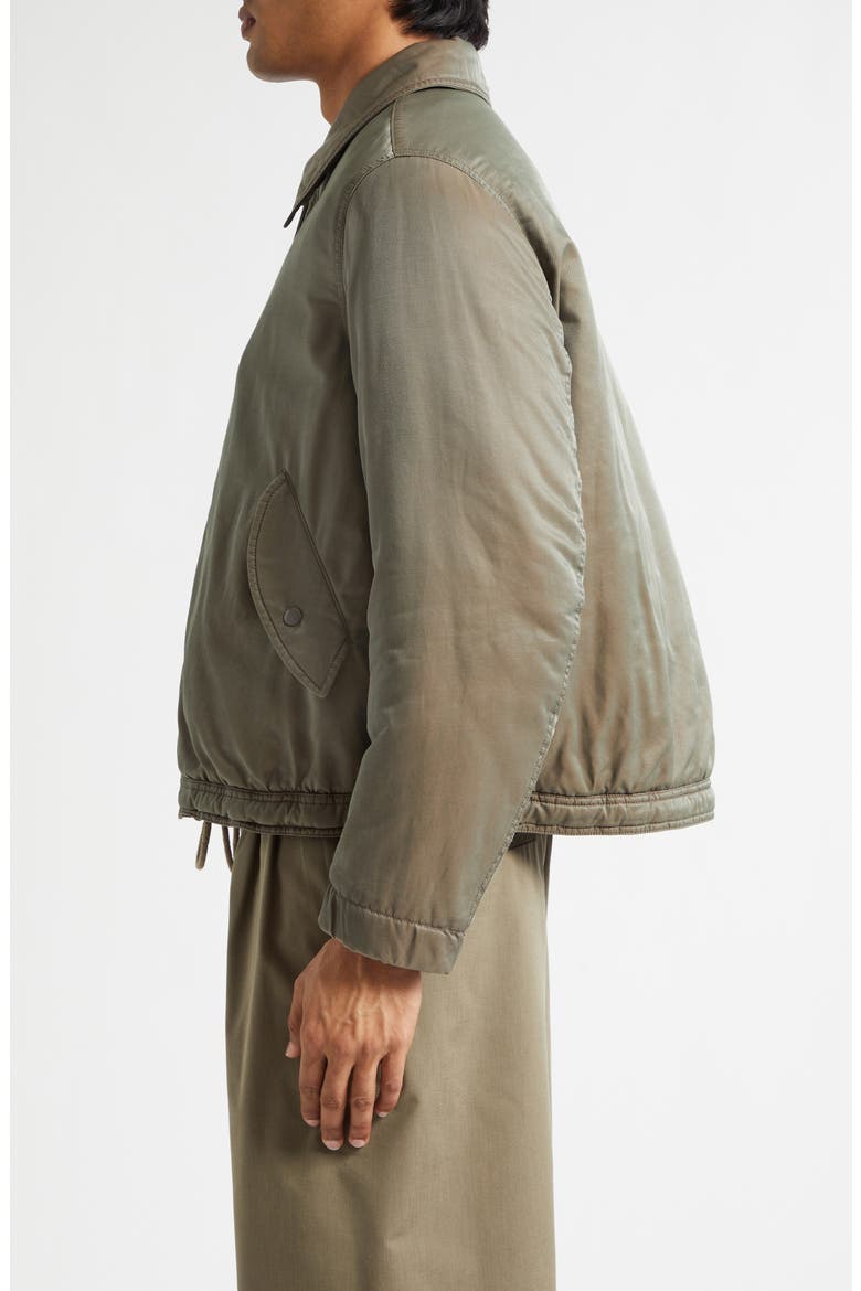 Cotton & Nylon Auto Jacket, Alternate, color, TAUPE SMOKE TWINSHADE TWILL