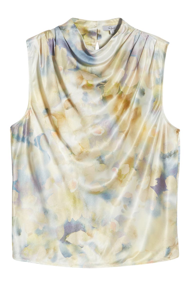 Kaleen Draped funnel Neck Top, Alternate, color, DIFFUSED BLOSSOM